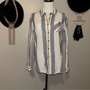 BKE Striped Button Up - like new